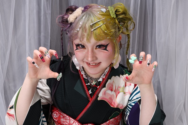 成人式前撮り ネイル 前撮りヘアー