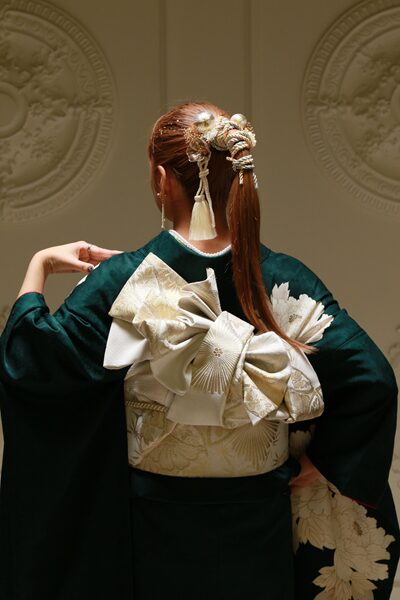 振袖ヘアーポニーテール