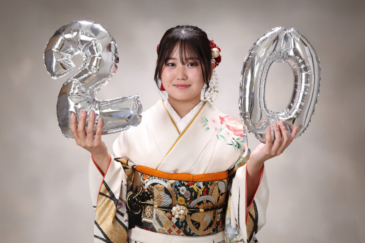 白
振袖
前撮り