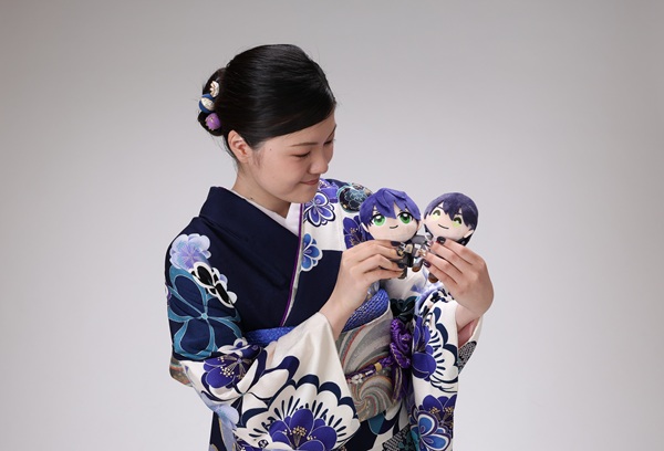 紫振袖 ちびぬい 推し活