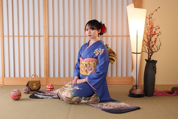 ママ振り 成人式前撮り 和室