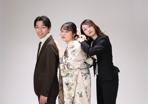 成人式前撮り 姉弟写真 記念撮影