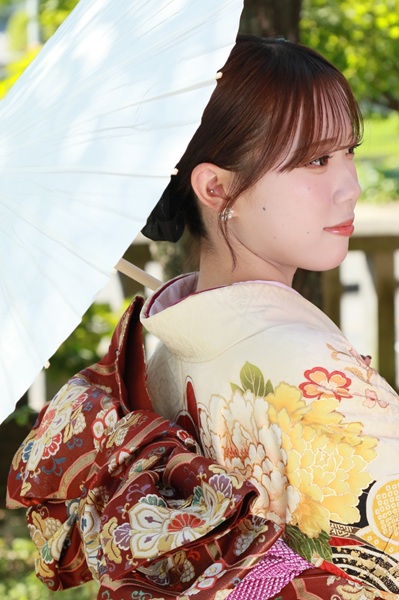 成人式前撮り ロケ撮影 前撮りメイク