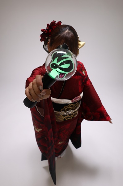 成人式前撮り 推し 赤振袖