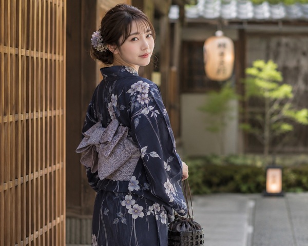 浴衣 紺